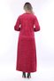 Women's Long Sleeve Velvet Dress - 4