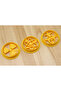 ذرة، خطر بيولوجي، علامات نووية، قالب كوكيز، مجموعة من 3 قطع