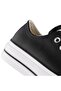 Chuck Taylor All Star Leather Platform Women's Black Sneaker Shoes 561681 C - 6