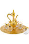 Payitaht 6-Person Zemzem Set with Gilded Glass Cups (317-K) - 2