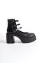 Bia Black Three-Stripe High Thick Platform Heeled Lightweight Casual Shoes - 4