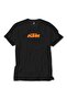 KTM Motorcycle Orange logo Black T-shirt
