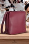 Original Luxury Soft Leather Comfortable Single Compartment Zippered Adjustable Strap Handbag and Shoulder Bag - 7
