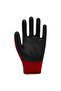 Pn5 Red Zebra Polyester Knitted Nitrile Work Gloves 10 Pairs Number 10 - 2
