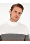 Mink Melange Slim Fit Half Turtleneck Sweater 50300526-Vr174 - 2