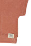 Baby Boy Towel Textured Hooded Orange Sweatshirt - 3