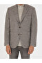Brown Slim Fit Wool Blend Jacket 50273155-Vr029 - 6