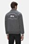 Keane Dark Gray Stamped College Jacket with Snap Fasteners Standard Fit Men's Jacket - 2