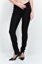 Women Skinny Fit Stretchable Plain Denim Jeans, Black