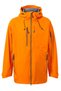 Men Plain Windbreaker Jacket, Orange - 2