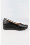 Daily Women's Comfortable and Stable Genuine Leather Cushion Heel (R) System Black Shoes for Mother C55 - 2