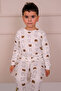 100% Cotton Dog Patterned Unisex Pajama Set - 5