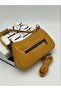 Aa Quality Genuine Leather Women's Luxury Yellow Hand and Shoulder Bag - 4