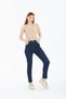 Women's Blue High Waist Soft Touch Comfortable Cut Mom Jeans Denim Trousers - 3