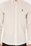 White Long Sleeve Men's Shirt -50272447-VR013 - 6