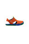 Unisex Kids Velcro Orange Sandals
