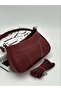 Aa Quality Genuine Leather Women's Luxury Claret Red Hand and Shoulder Bag - 3