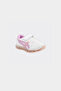 Girl's Color Blocked Velcro Lilac Sneakers - 2
