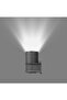 Single Cascade Sconce Ip54 Outdoor Zita White Light Garden Lighting Wall Sconce + Gu10 Led Bulb - 3