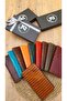 Long Card Holder Genuine Leather Unisex Wallet - 3