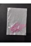 Pink Color 1 cm Diameter Polyester Button 50 Pieces. - 2