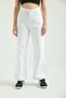 90's Women's White Wide Leg Palazzo High Waist Trousersfrango - 4