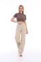 Monera Rosa High Waist Boyfriend Wide Leg Jeans - 4