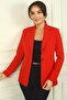 Mona Collar Single Button Front Collar Lined Jacket - 3