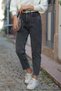 Helen Smoked Women's Comfort Fadeless Mom Jean Women's Boyfriend High Waist Power Lycra Extra Comfortable