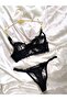 مجموعة Bralette سوداء Underwire - 3