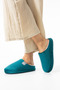 Yumoş Women's Winter House Slippers Dowry Slippers Gift Slippers Non-Slip Sole Stc1023