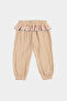 Baby Girl Lace Detailed Beige Trousers