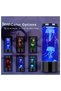 black S size Jellyfish Lamp LED Night Light Remote Control Color Changing Home Decoration Lights Aqu - 2