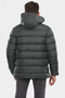 Boy's Anthracite Fleece Inside Furry Waterproof Winter Thick Hooded Coat - 3