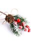 1 piece coniferous kokina christmas ornament red berry gift package ornament decoration