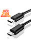 كابل USB نوع C إلى مايكرو USB بطول 0.5 متر بلون بيج، كابل شحن ونقل بيانات سريع OTG من USB-C إلى مايكرو USB - 7
