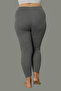 Women's Cotton Mesh Thick Winter Fabric Large Size Long Leggings - 3