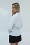 Women's Ecru Gather Detailed Crepe Shirt - 7