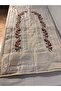 Dowry 6-Piece Flower Embroidered Etamine Processing Prayer Rug Set Bundle Set