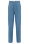 Waist-Tie Linen Blend Baggy Men's Trousers - 5
