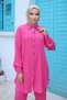 Gather Detailed Hijab Fuchsia Set - 3