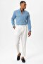 High Waist Buckle Closure Pleated Men's Pants - 3