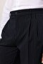 High waist relax fit striped men's pants - 4