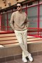 Oversize Fit, Pile Detail, a Quality Fabric, Old Money Culture, Fabric Pants 24Inp292 - 7