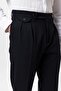 Pleated high waist men's pants - 3