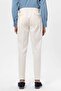 Ecru High Waist Regular Fit Men's Trousers - 5