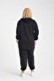 Plus Size Tomy Zippered Tracksuit Set - 2