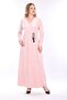 Women's Long Sleeve Velvet Dress - 6