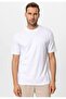 White Crew Neck Basic T-Shirt - 4