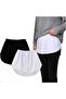 Shirt Skirt Underwear Double Set Black And White Elastic Waist Shirt Skirt Rescue